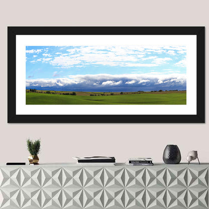 Storm Clouds Over Iowa Fields Wall Art