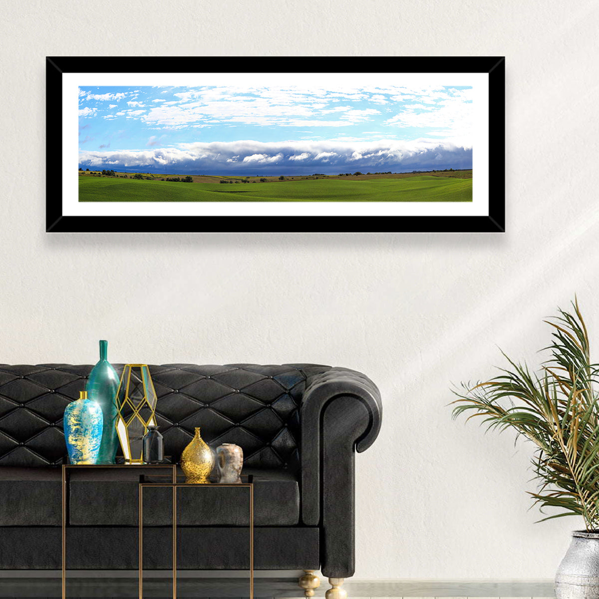 Storm Clouds Over Iowa Fields Wall Art