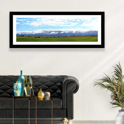 Storm Clouds Over Iowa Fields Wall Art