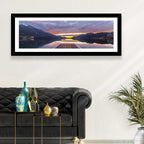 Fuschlsee Pier at Sunset Wall Art