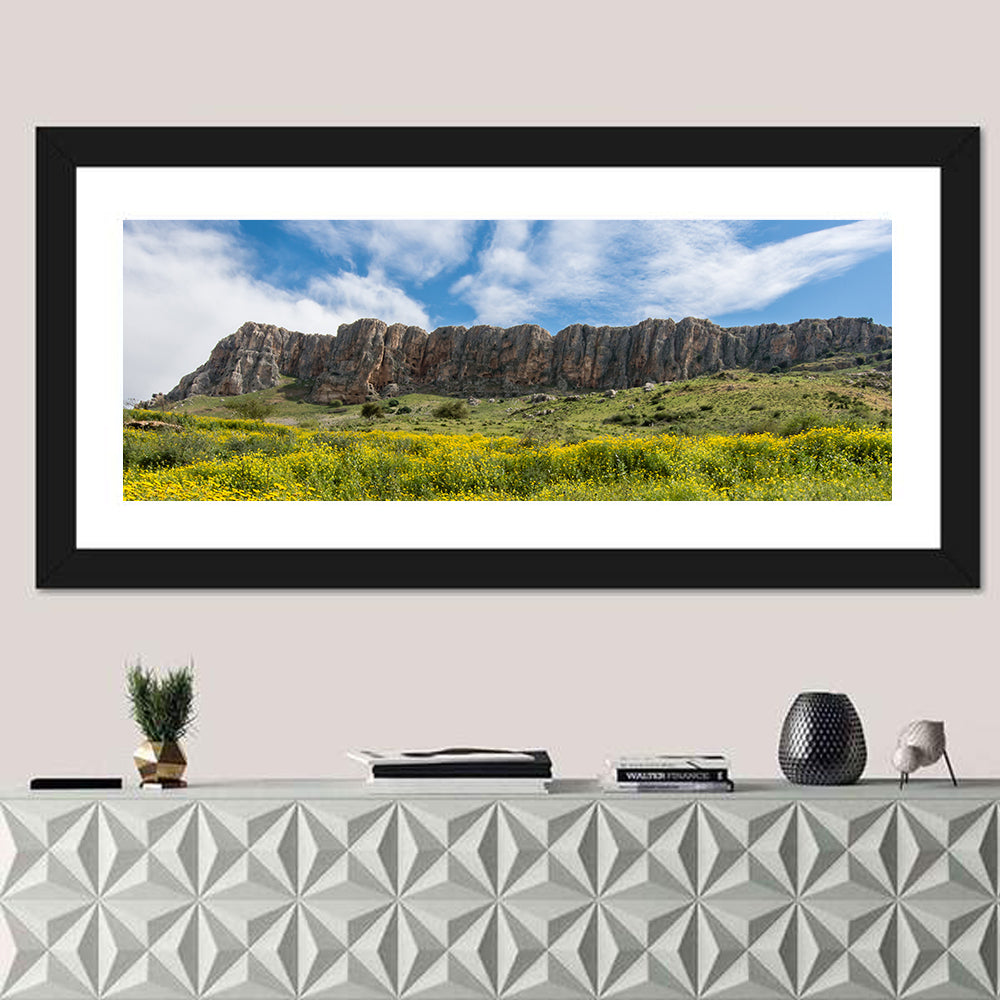 Mount Arbel Wildflower Meadow Wall Art