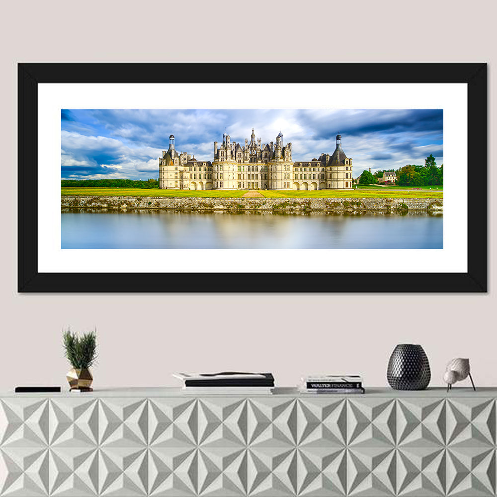 Château De Chambord Reflection Wall Art