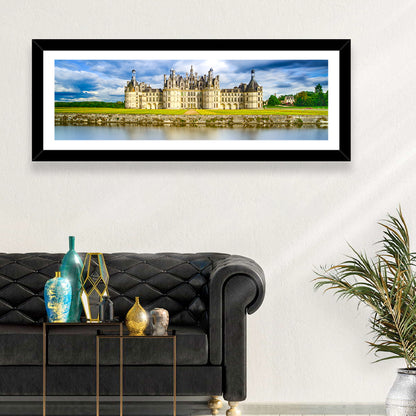 Château De Chambord Reflection Wall Art
