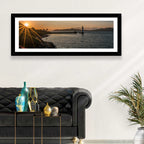Dunollie Lighthouse Golden Hour Wall Art