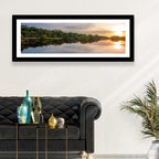 Amazon River Sunset Reflection Wall Art