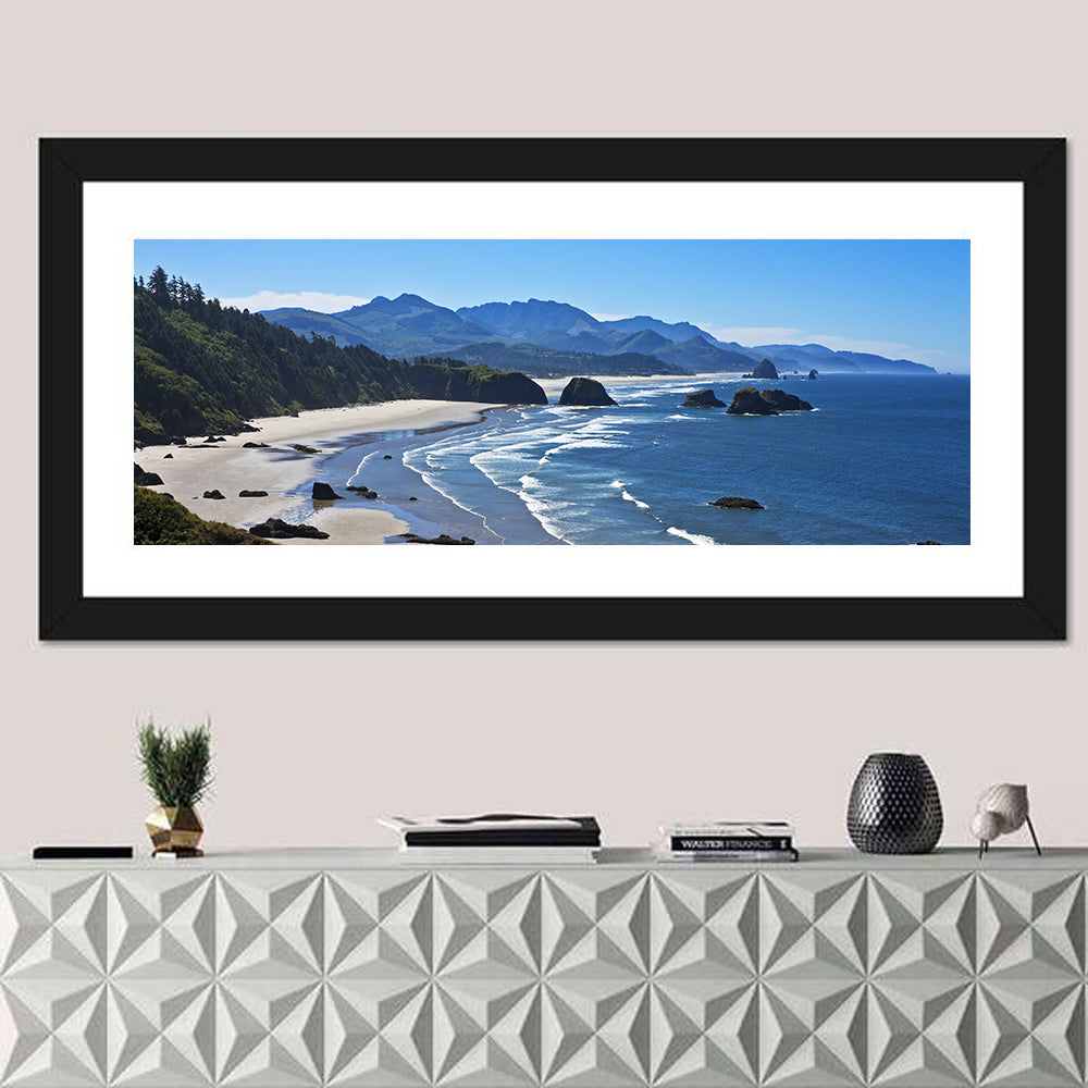 Cannon Beach Morning Shoreline Wall Art