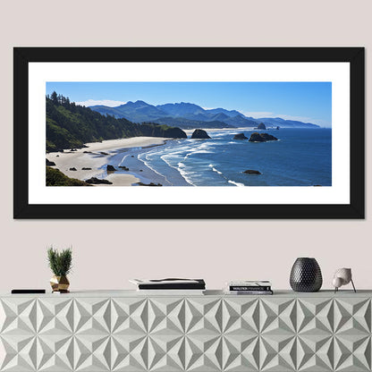 Cannon Beach Morning Shoreline Wall Art