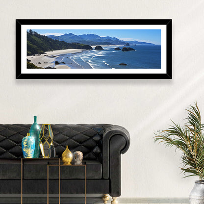 Cannon Beach Morning Shoreline Wall Art