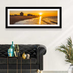 Ventnor Beach Sunrise Reflection Wall Art
