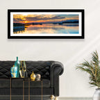 Folly River Sunset Reflection Wall Art