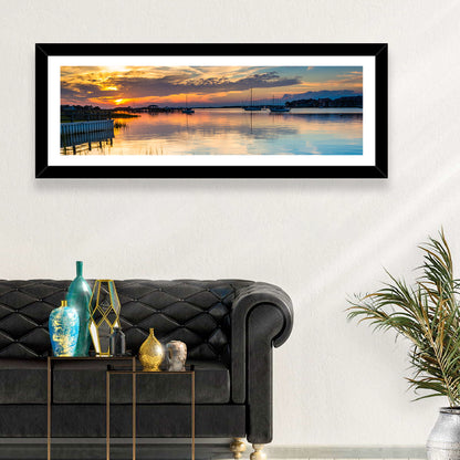 Folly River Sunset Reflection Wall Art