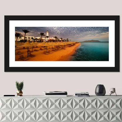 Sharm El Sheikh Beach at Dusk Wall Art