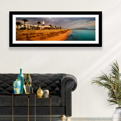 Sharm El Sheikh Beach at Dusk Wall Art