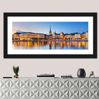 Gamla Stan Night Reflections Wall Art