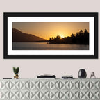Lake Brunner Golden Sunset Wall Art