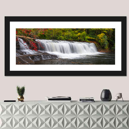 Blue Ridge Autumn Waterfall Wall Art