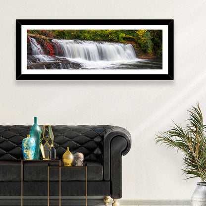Blue Ridge Autumn Waterfall Wall Art