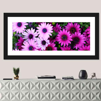 Pink and Purple Daisies Wall Art