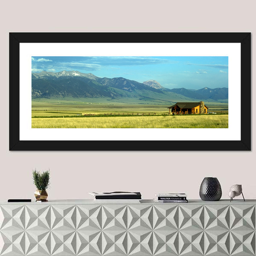 Montana Mountain Ranch Wall Art