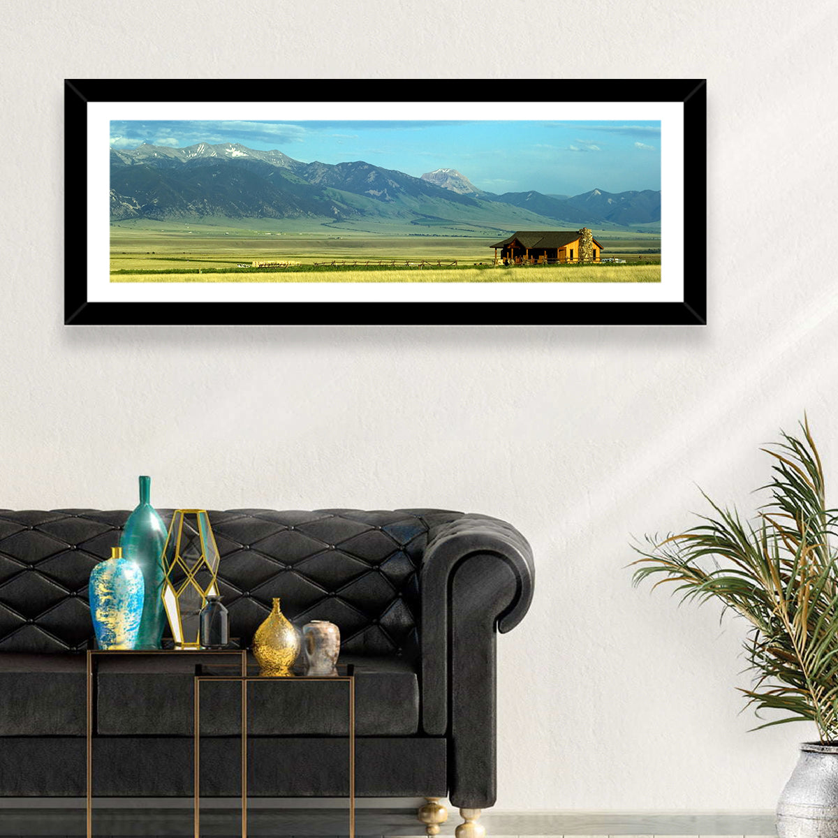 Montana Mountain Ranch Wall Art