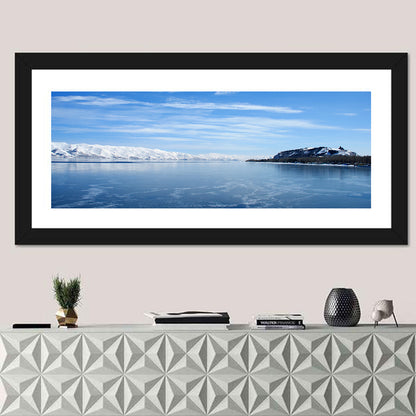 Lake Sevan in Winter Wall Art