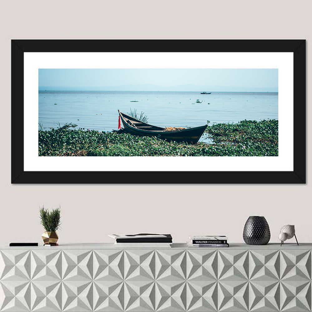 Boat In Lake Victoria Wall Art