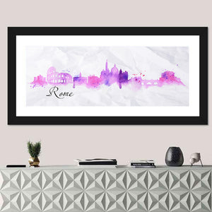 Watercolor Rome Sketch Wall Art