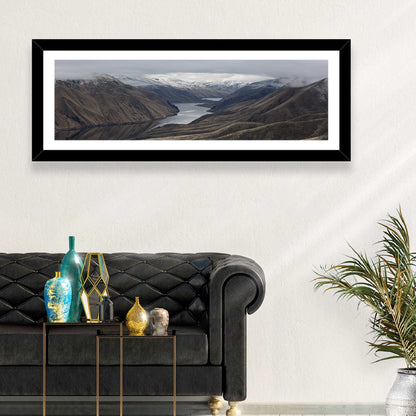 Snow-dusted Snake River Canyon Wall Art