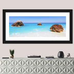Lefkada Three Rocks Seascape Wall Art