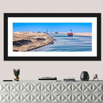 Suez Canal Container Ships Wall Art