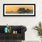 The Rock Restaurant Sunset Wall Art