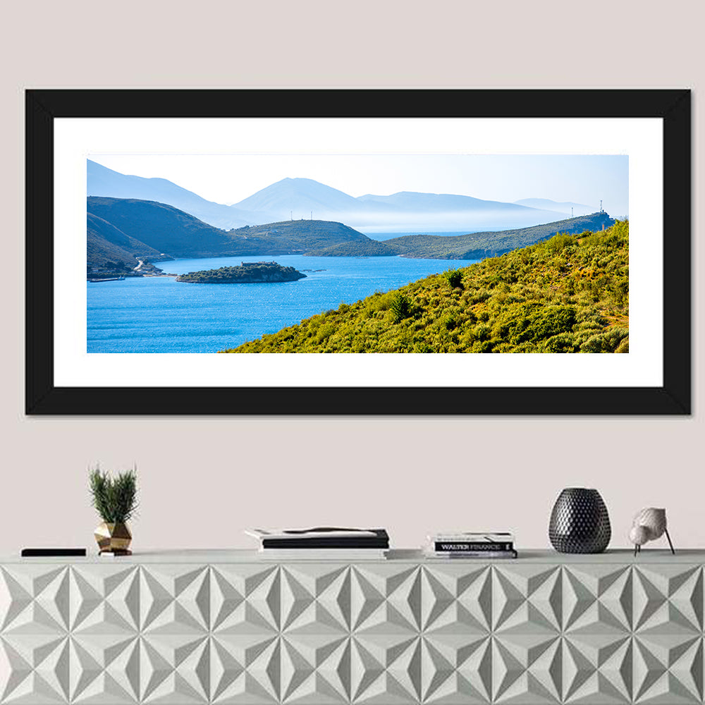 Porto Palermo Bay with Ali Pasha Castle Wall Art