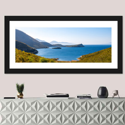 Coastal Cliffs and Lighthouse Bay Wall Art