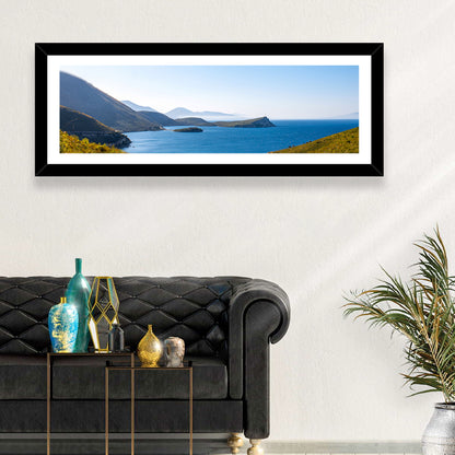 Coastal Cliffs and Lighthouse Bay Wall Art