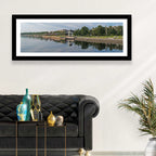 Lake Onega Promenade with Gazebo Wall Art