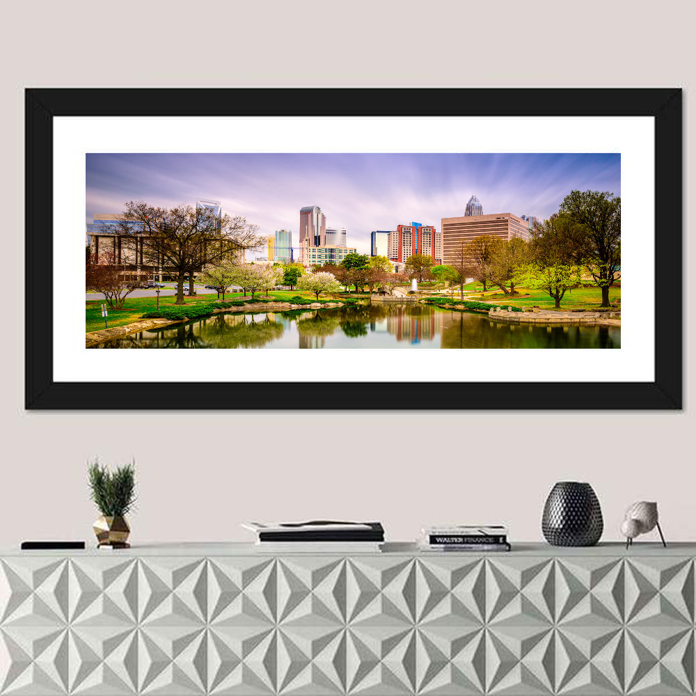 Charlotte Skyline at Marshall Park Wall Art