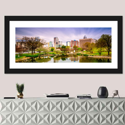 Charlotte Skyline at Marshall Park Wall Art