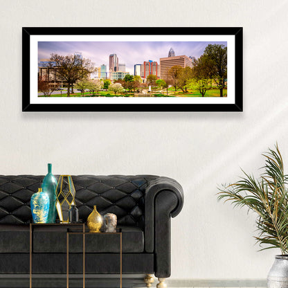 Charlotte Skyline at Marshall Park Wall Art