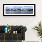 Tjörnin Reykjavik Skyline Wall Art