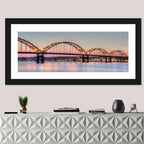 Centennial Bridge at Twilight Wall Art