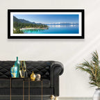 Lake Tahoe Turquoise Shoreline Wall Art