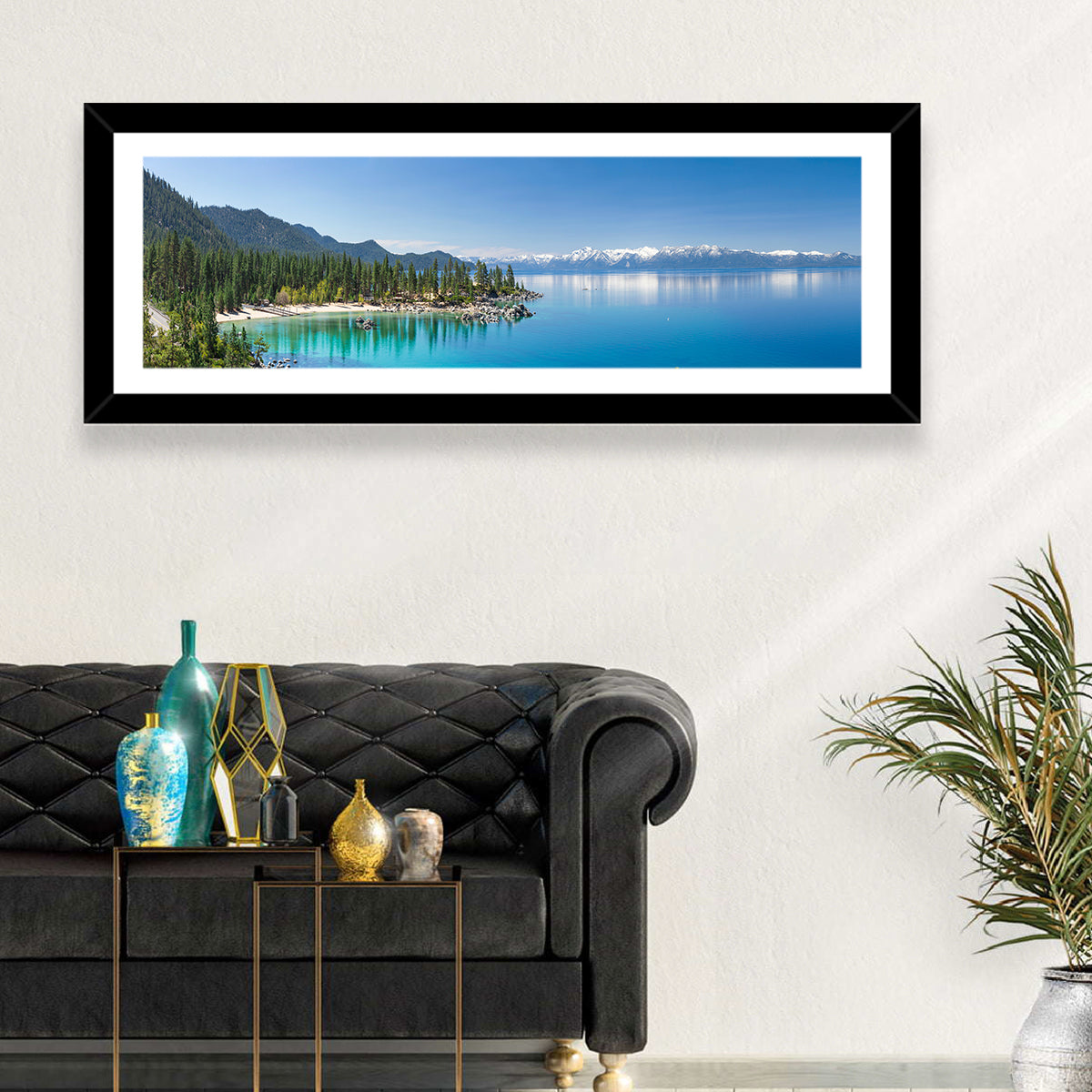 Lake Tahoe Turquoise Shoreline Wall Art