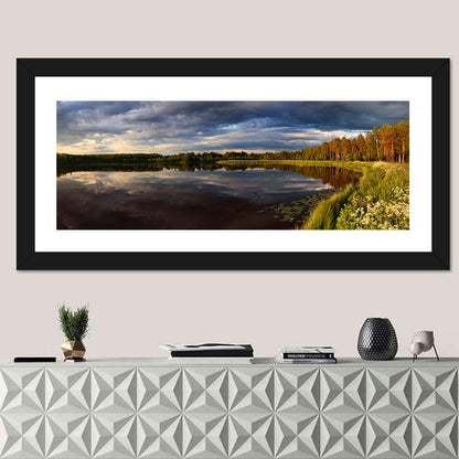 Finnish Lake Golden Hour Wall Art