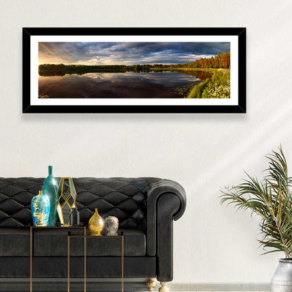 Finnish Lake Golden Hour Wall Art