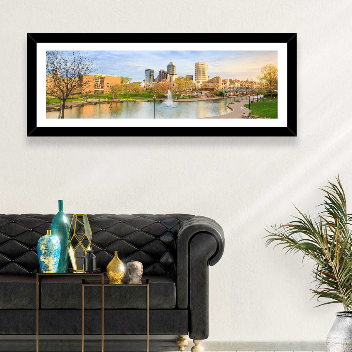 Indianapolis Central Canal Skyline Wall Art