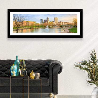 Indianapolis Central Canal Skyline Wall Art