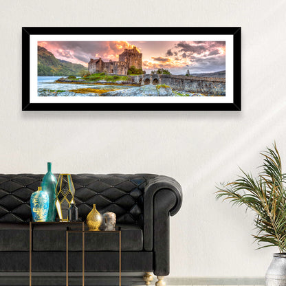 Eilean Donan Castle at Sunset Wall Art