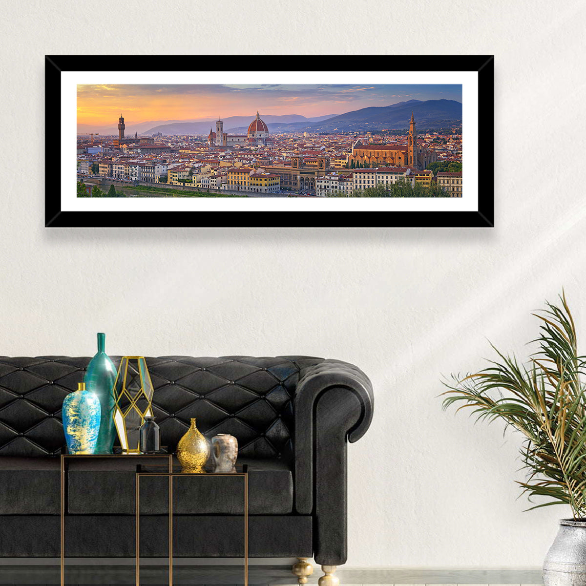 Florence Duomo Skyline at Golden Hour Wall Art