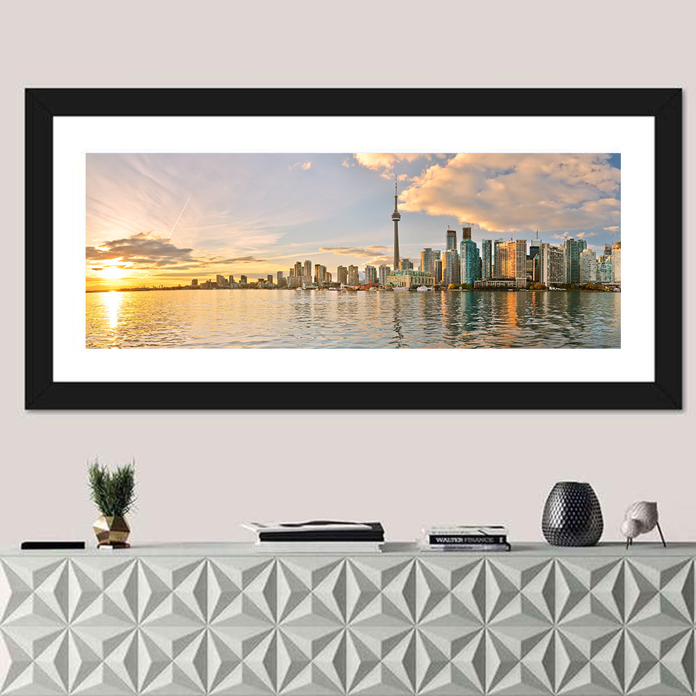 Toronto Golden Hour Skyline Wall Art