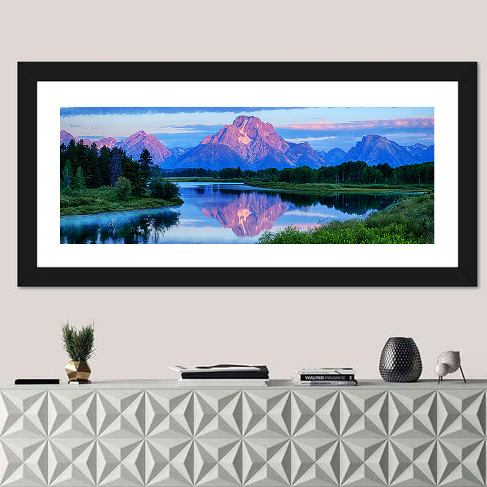 Oxbow Bend Dawn Reflection Wall Art